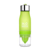 Спортивная бутылка-соковыжималка H2O Water bottle Green Зеленый BX, код: 181730