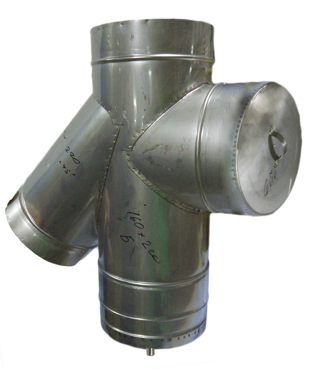 Трійник ізольований 45° з ревізією 0.8мм