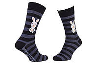 Носки Rabbids Invasion Rabbits And Stripes 43-46 black (93153261-4) ES, код: 2467067