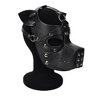 Неопренова маска Puppy Face Leather Dog Mask Black Bdsm4u SC, код: 8370768