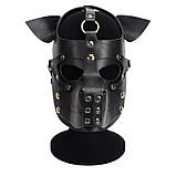 Неопренова маска Puppy Face Leather Dog Mask Black Bdsm4u SC, код: 8370768, фото 2