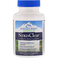 Натуральная добавка для иммунитета RidgeCrest Herbals SinusClear 60 Veg Caps RCH587 MP, код: 7519007