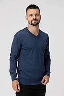 Пуловер однотонный мужской FIGO 6976 S Синий (2000989965213) TR, код: 8215080