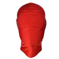 Фетиш маска червона закрита Bdsm4u Hood Showing Hood Seal SP, код: 7729055