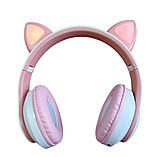 Навушники бездротові Bluetooth Cat VZV-28M 9043, м'ятні, фото 7