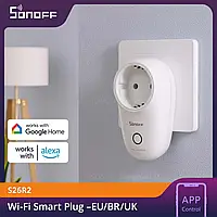 SONOFF S26 R2. Розумна Wi-Fi розетка з таймерами і розкладом 16A Оригінал eWelink