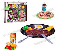 Продукты набор GOURMET пицца, стейки, напитки, продукты, посуда, XJ369 (2027100)