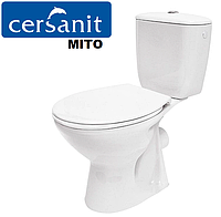 Унітаз-компакт CERSANIT-MITO 373 MITO GREY 010 з бачком і сидінням поліпропілен