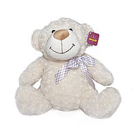 Мягкая детская игрушка медведь white с бантом 40 см Grand DD651990 AG, код: 7427879