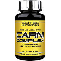 Жироспалювач для спорту Scitec Nutrition Carni Complex 60 Caps BM, код: 7704566