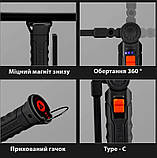 Ліхтар ручний BL-G61 9053 на магніті, чорний, фото 3