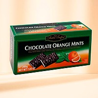 Шоколадные пластинки с мятой и апельсином Chocolate Orange Mints 200г. Австрия