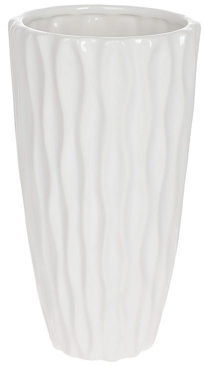 Ваза інтер'єрна Frida керамічна білий глянець d13x24 см BonaDi DP219249 SC, код: 8390210
