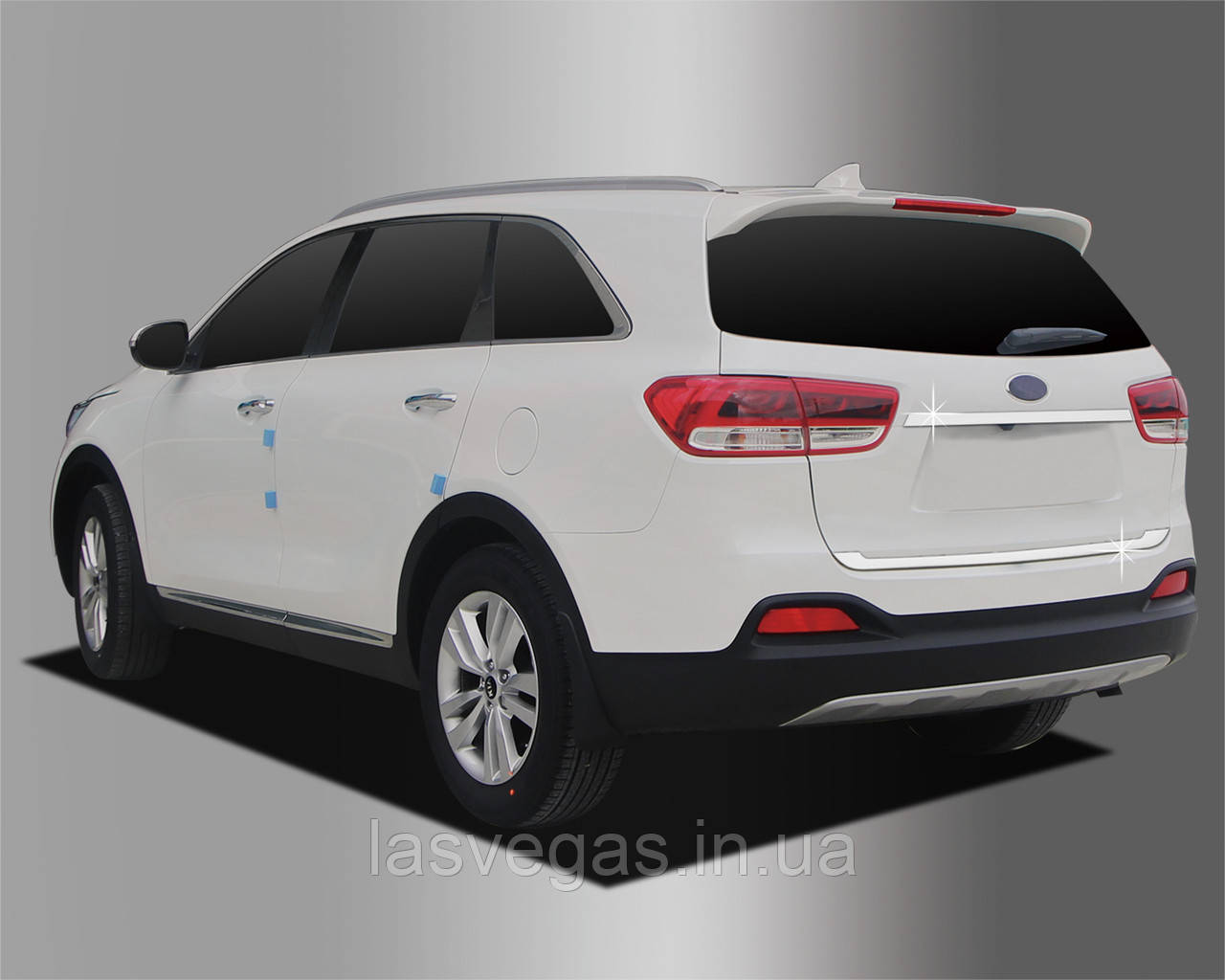 Хром накладка на кришку багажника Kia Sorento 2014-2019 (Autoclover/Південна Корея)