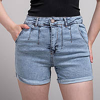 Шорты женские джинсовые 200496 р.26 Fashion Голубой TH, код: 8346803