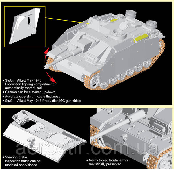StuG III Ausf.G 1/35 DRAGON 6578 - фото 3 - id-p398447633