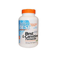 Карнитин Doctor's Best Best L-Carnitine Fumarate 855 mg 180 Veg Caps BM, код: 7820658