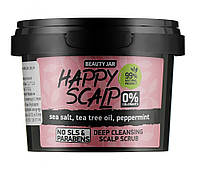 Очищающий скраб для кожи головы Happy Skalp Beauty Jar 100 г QT, код: 8163973