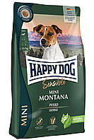 Сухой корм беззерновой для мелких пород Happy Dog Sensible Mini Montana с кониной 4 kg (61248 TT, код: 8220354