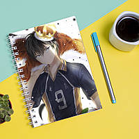 Скетчбук Sketchbook блокнот для малювання з принтом Haikyu — Волейбол 14 А3 Кавун 48 FG, код: 8301483