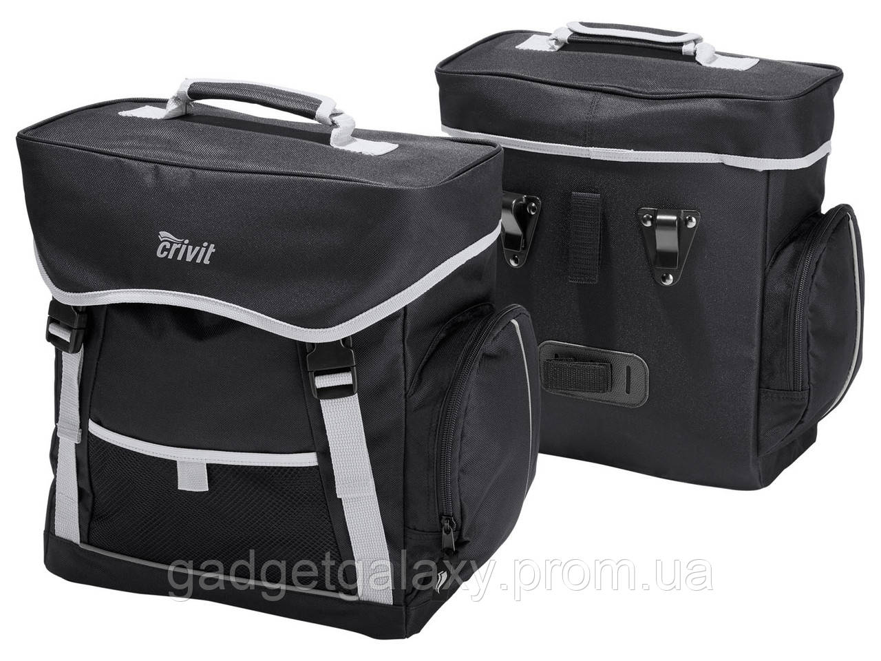 Велосумка с дождевиком Crivit Pannier Bag Черный (IAN374191) GG, код: 7509318 - фото 1 - id-p2159699652