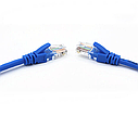 Патч корд LAN 10 метрів Ethernet  RJ45 Cat5e UTP Blue, фото 4