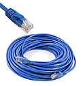 Патч корд LAN 10 метрів Ethernet  RJ45 Cat5e UTP Blue, фото 3