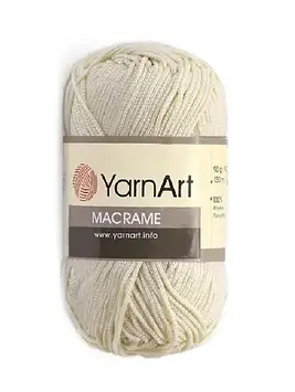 Пряжа YarnArt Macrame, колір Молочний №137