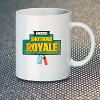 Чашка Fan Girl Shotguns Royale Battle Royale Fortnite New (14486) 330 мл Різнобарвний CS, код: 7588235