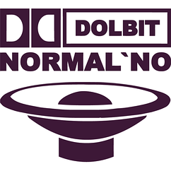 Вінілова наклейка — Dolbit Normalno з динаміком (від 15х12 см)