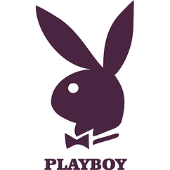 Вінілова наклейка — Playboy Logo (від 20х13 см)