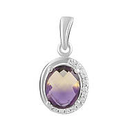 Серебряная подвеска SilverBreeze с аметрином nano 2.013ct (2088684) UM, код: 6597854