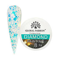 Глиттер гель Diamond painting gel Global Fashion 08