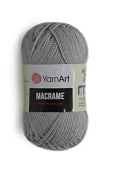 Пряжа YarnArt Macrame, колір Світло-сірий №149