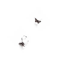 Серьги Бабочки с круговой и прямой штангами K-POP 2шт Bioworld (13664) QT, код: 6763098