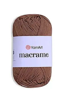 Пряжа YarnArt Macrame, колір Коричневий №151