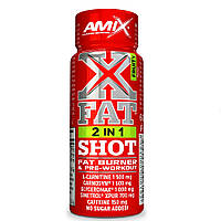 Жиросжигатель для спорта Amix Nutrition XFat 2in1 SHOT 60 ml Fruit NX, код: 7621197