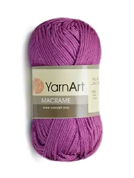 Пряжа YarnArt Macrame, колір Бузковий №161