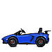Дитячий електромобіль Bambi Lamborghini M 5738AL-4 мотор 24V200W, 1 акумулятор 24V14AH, Bluetooth, синій, фото 2