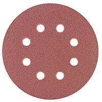Шлифовальный круг 8 отверстий Ø125мм P80 (10шт) SIGMA (9122651) IX, код: 2218184