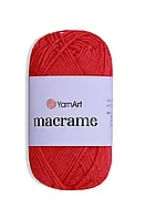 Пряжа YarnArt Macrame, цвет Красный №163