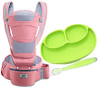 Хипсит эрго-рюкзак кенгуру переноска Baby Carrier 6 в 1 (vol-1945) EM, код: 7774073