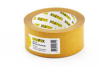 Скотч двухсторонний UNIFIX на полипропиленовой основе 50 мм х 25 м Желтый (052982) XN, код: 1721528
