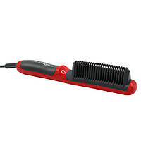 Расческа для выпрямления волос Fast Hair Brush straightener HQT-908A Красная UM, код: 108195