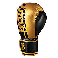 Боксерские перчатки Phantom APEX Elastic 16 унций Gold NX, код: 8080712