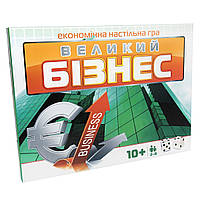 Настольная игра Strateg Большой Бизнес экономическая на украинском языке (30452) NL, код: 8124015