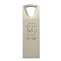 Флеш память TG USB 2.0 32GB Metal 117 Steel BK, код: 7698323