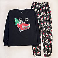 Пижама Dexters мужская christmas pug L черный красный UP, код: 8446904
