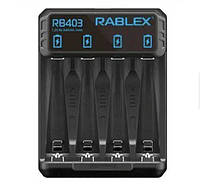 Зарядное устройство для аккумуляторов RABLEX RB 403 АА ААА OM, код: 8198859