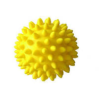 Мяч игольчатый Qmed KM-25 диаметр 8см Желтый IN, код: 7356953